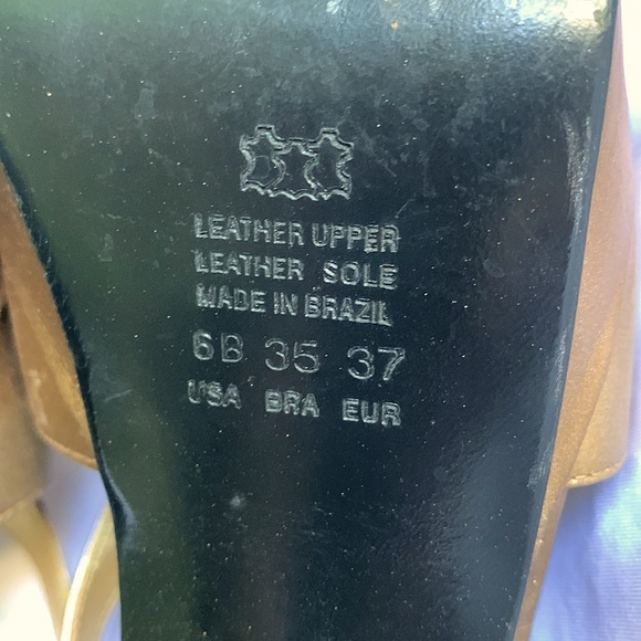 Bebe Metallic Heels - Picture 7 of 8